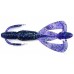 Силиконовая приманка для рыбалки, Taipan Crazy Flip, 2,8 дюйма, 8шт/уп, цвет №04 Violet